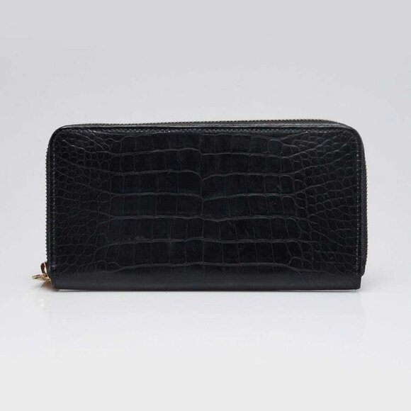 Louis Vuitton Black Alligator Zippy Wallet - Picture 1 of 11